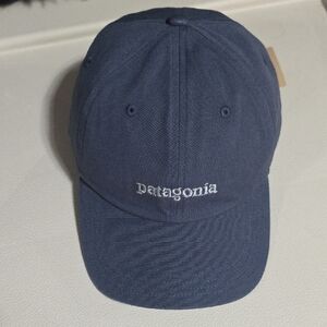 Patagonia navy embroidered logo cap